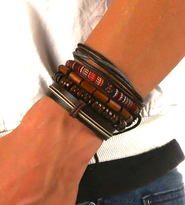 Tribal Threads – Artisan Men's Bracelet Collection