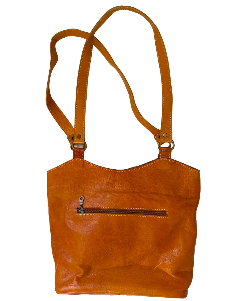 Sunburst Artisan Leather Tote