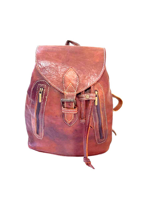 Unisex bagpack with zippers